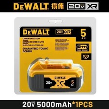 DEWALT 20V MAX XR 5 Ah Lithium Ion Battery Premium High Capacity DCB205-2