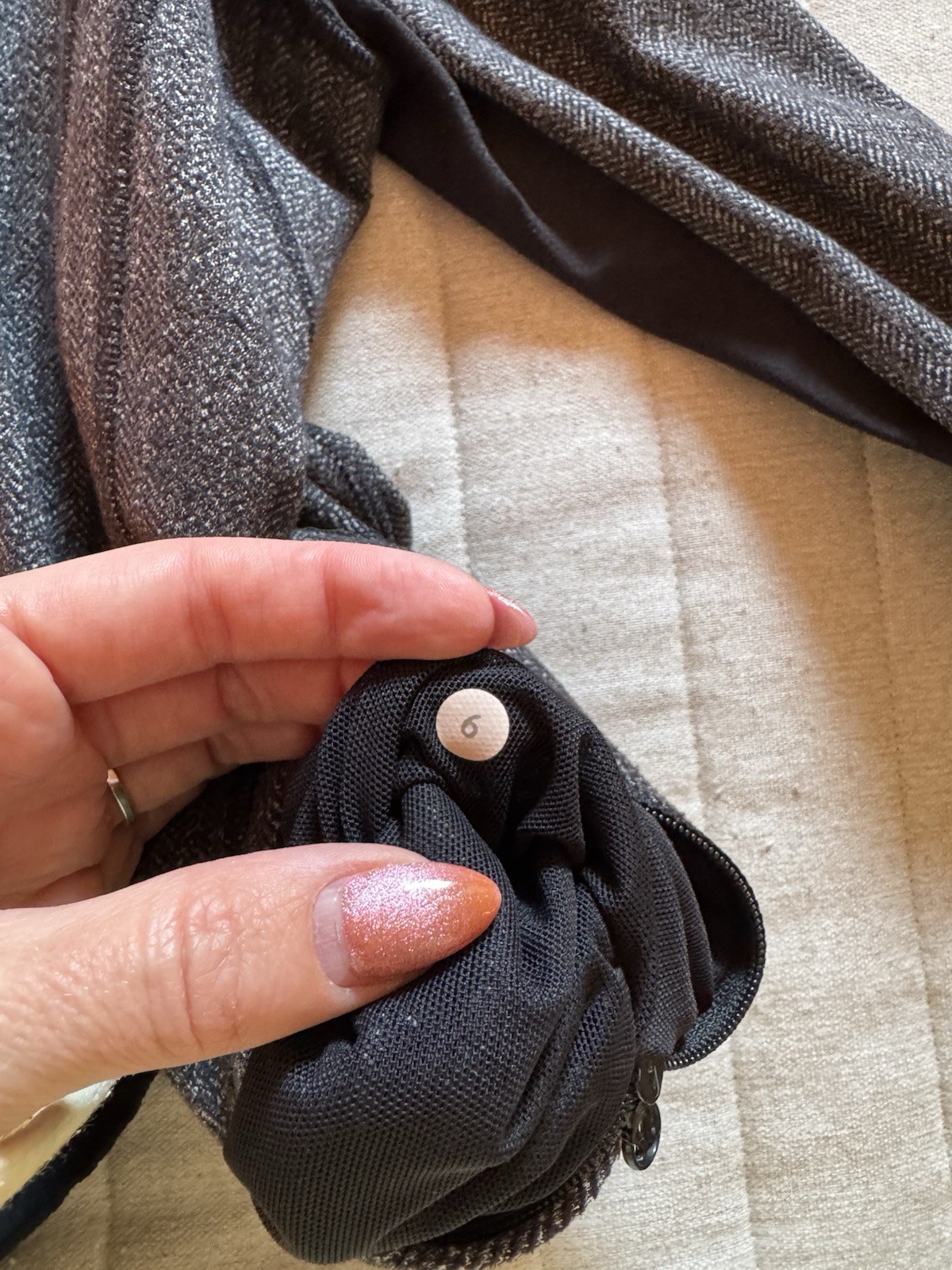 Lululemon Align Jacket Black Herringbone, Full Zi… - image 4