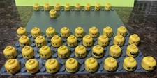 Lego 41 Minifigure Heads Yellow See Photos Combined Shipping Lot 2