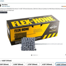 FLEX-HONE GB41832 4-1/8in Bore 320 Grit Silicon Carbide Cylinder Hone