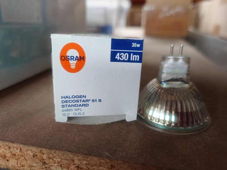 Osram Halogen Deco star 51 S Standard 12V GU 5.3 35W Pack Of 5 - Image 2 of 2