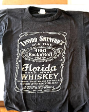 LYNYRD SKYNYRD VINTAGE 1977 TOUR SHIRT FLORIDA WHISKEY-SIZE SMALL WORN ONCE 