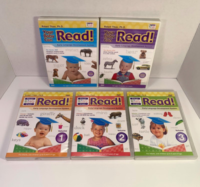 Your Baby Can Read! Vol 1-3 DVDs + Starter/Review - Reading Phonics Home