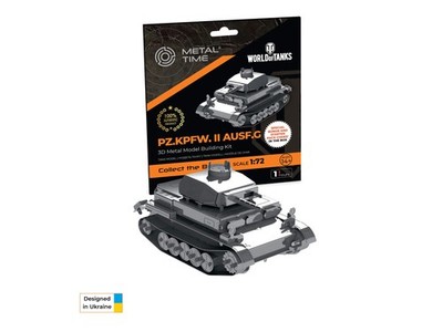 Metal Time - Constructor Pz.Kpfw. II Ausf. G, 1/72, WoT, World of Tanks, MT061