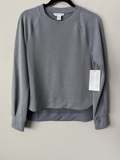 Athleta Seasoft Crewneck Sweatshirt in Blue Size XS MSRP 89