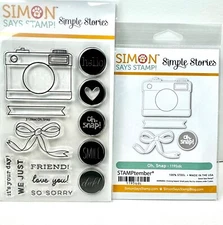 Simple Stories & Simon Says Stamp Stamptember Oh Snap Stamp & Die Set