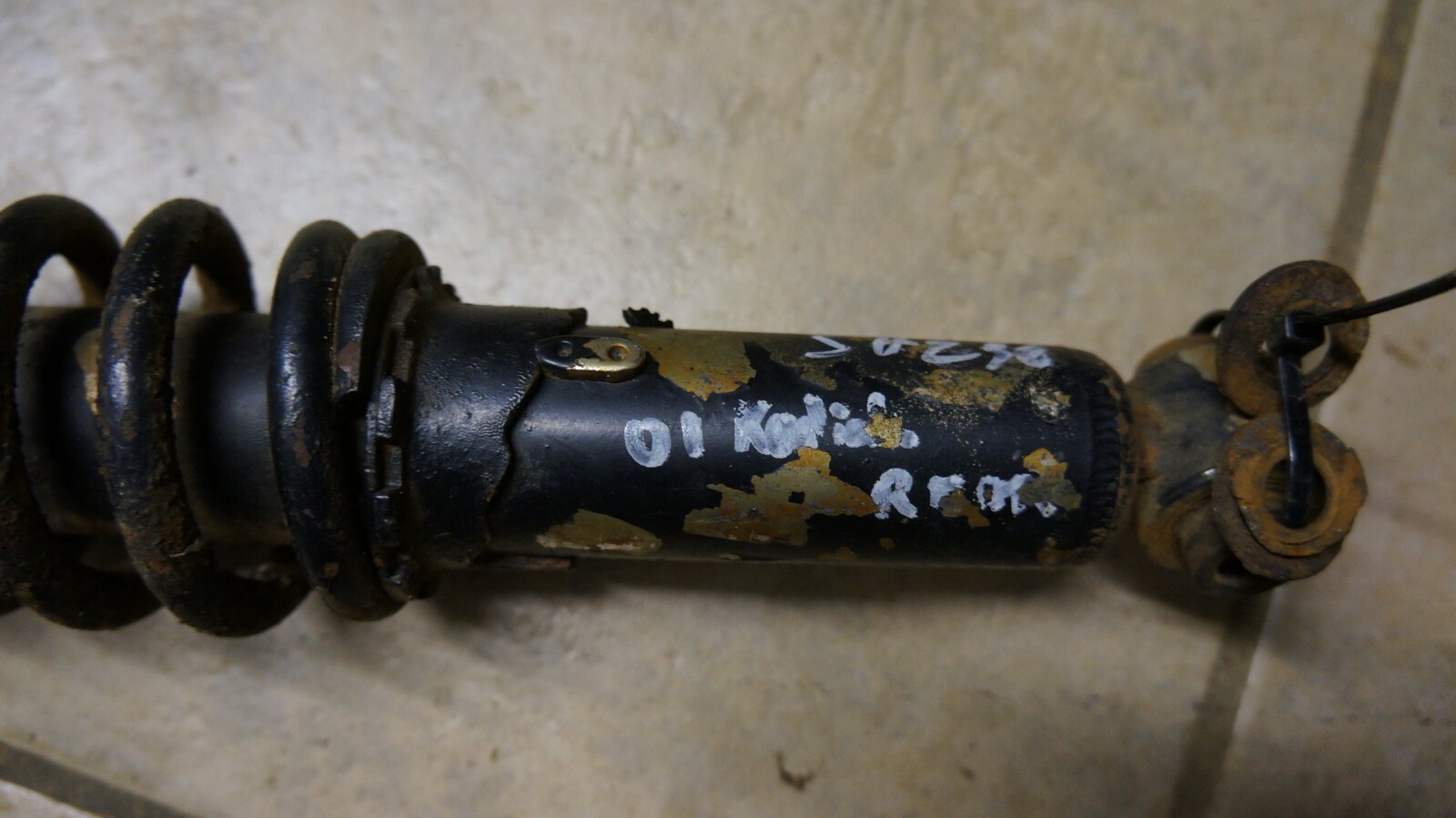 0001 Yamaha Kodiak 400 2wd Rear Shock Absorber Suspension 5HA2221000