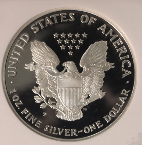 1995-P Proof American Silver Eagle One Dollar Coin NGC PF70 Ultra Cameo - Picture 3 of 3