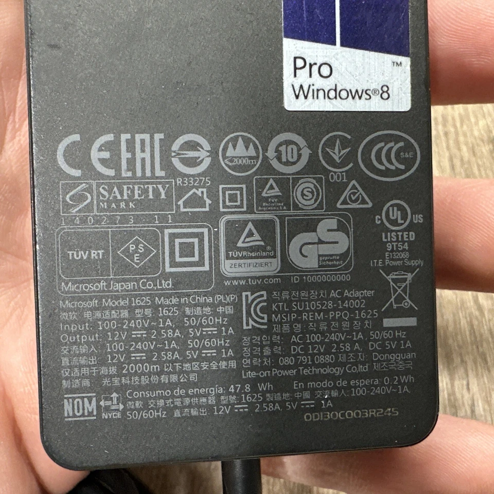 36W AC Adapter Charger for Microsoft Windows Surface Pro - Image 2 of 4