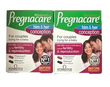 Image of 2X Vitabiotics Pregnacare Him & Her Conception For Couples Trying For Baby