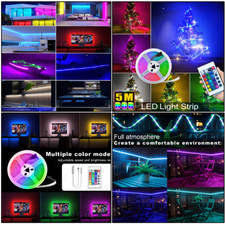 Wireless 16 ft RGB LED Strip Kit For Boat Marine Deck Interior Lighting