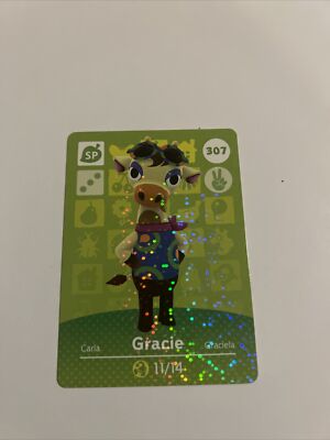 Carte Amiibo Animal Crossing 307 Carla / Gracie Holo [EUR] Série 4 Near