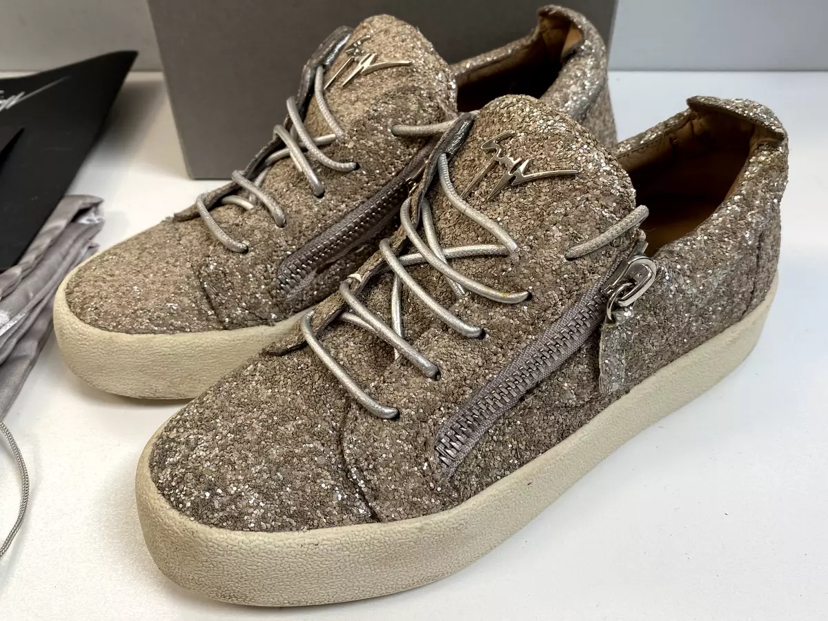 Designer hotsell glitter trainers