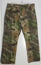Vintage Duxbak Realtree RT Camo Camouflage Jeans Pants 42x32 Hunting USA Made