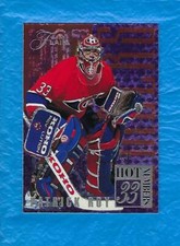 PATRICK ROY 1994-95 FLAIR HOT NUMBERS #8 PATRICK ROY INSERT HOF !