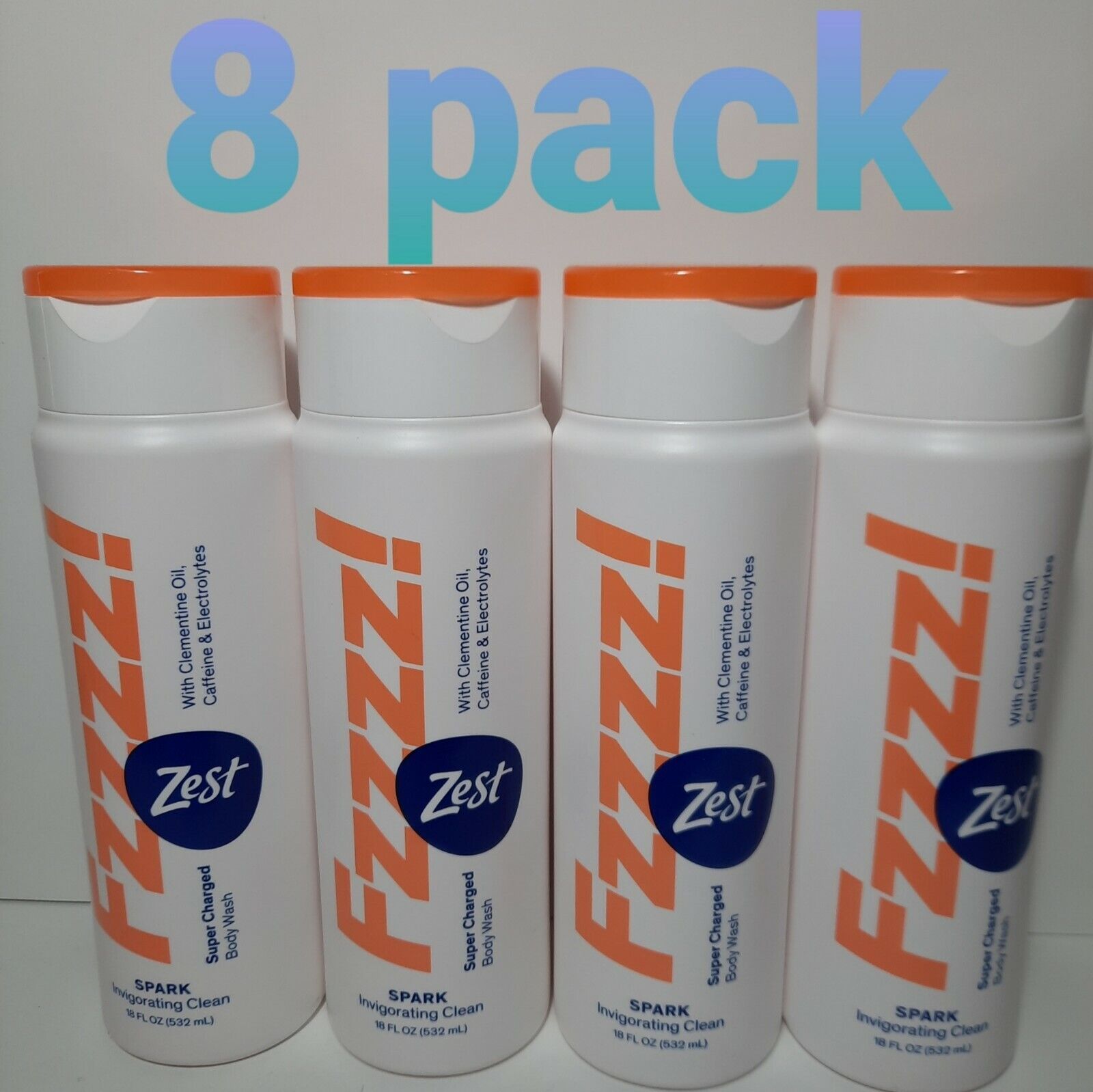 Zest Fzzzz Spark Body Wash Pack 8 #pb38 Oz 18 Super intense SALE sale