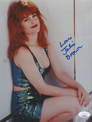 #ad #ad JULIE BROWN Signed EARTH GIRLS ARE EASY 8x10 Photo CANDY Autograph JSA COA Cert $75.00