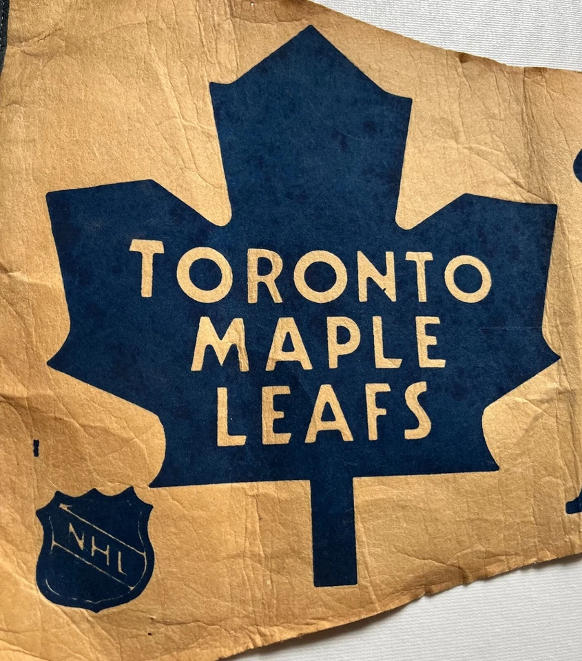 Vintage Toronto Maple Leafs NHL Ice Hockey 1970's Pennant - Image 3 of 4