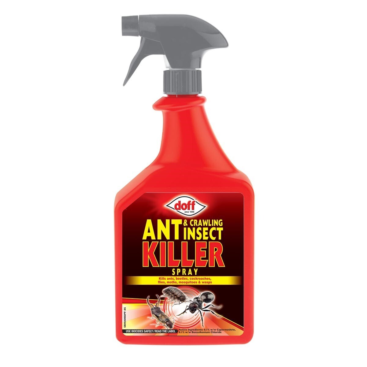 Doff Ant Killer & Crawling Insect Killer Cockroaches Flies Trigger spray 1L