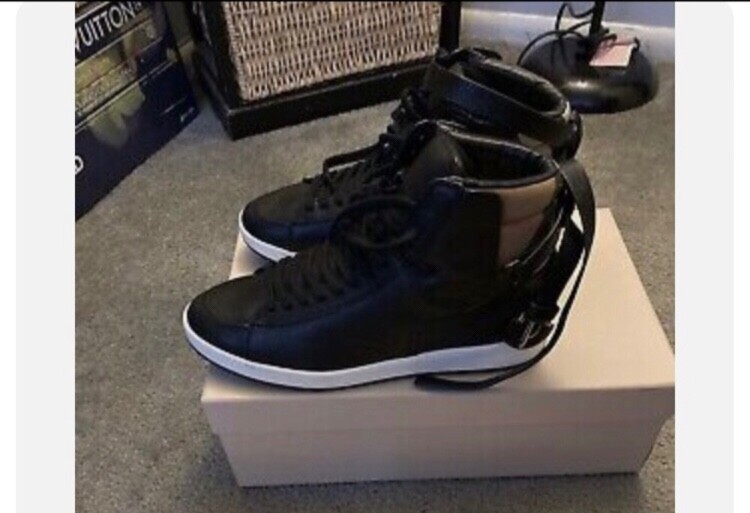 New In Box - Authentic Burberry high top sneakers
