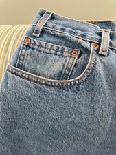 VTG Levis Jeans Blue Jeans Style 560 Loose Fit Tapered Leg Size W36 L32 USA Made