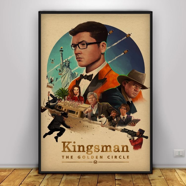 Kingsman Poster | Wall Art | Wall Prints | Home Decor | Kraft Paper Print 4