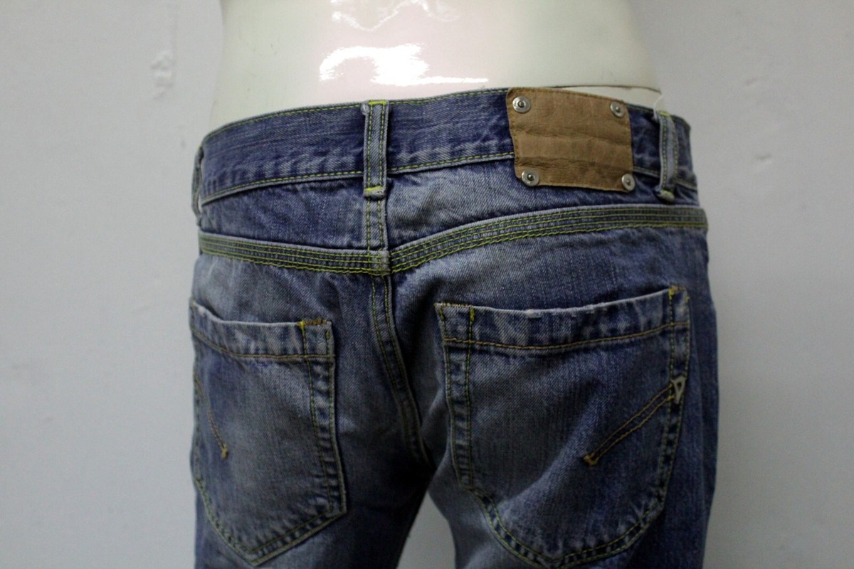 Dondup Women's Jeans Size 30 / 44 Blue Cotton Pants Logo | eBay