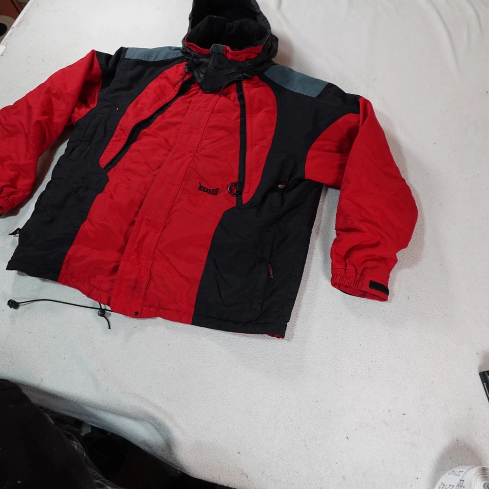 Marker Jacket Mens Large Red Ski Lined Snow Coat Outdoor Water Resistant Top - Image 2 of 4