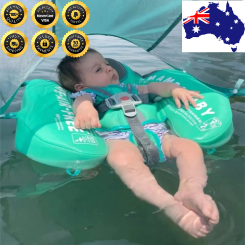 Inflatable Float with Canopy Water Toddler Baby Pool Beach Floating Chair Swim - Foto 1 di 13
