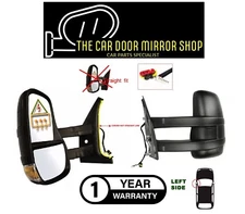 Fits IVECO DAILY 2006-2014 Left Side Complete Electric Wing Mirror Unit Long Arm