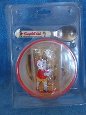 Vintage New Campbells Kids Soup 3 Piece Breakfast Set Bowl, Tumbler  Spoon