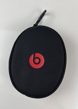 Beats By Dre Soft Shell Headphones Case Black Case Red Logo Travel Zipper Pouch