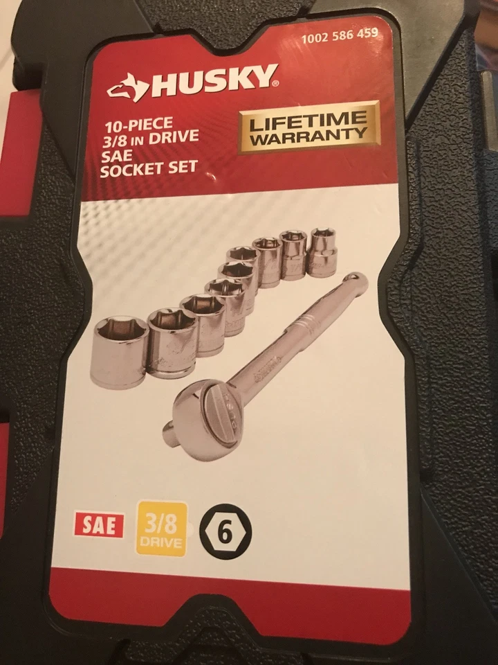 Husky 3/8 in. Drive Socket Set (10-Piece) *Lifetime Warranty* - Image 3 of 3