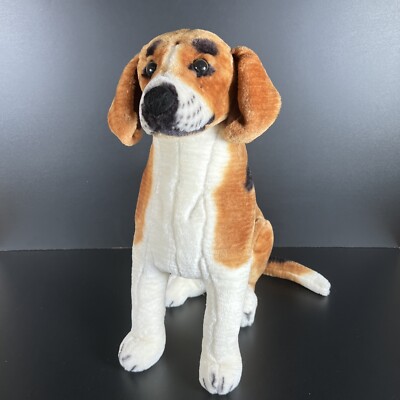 Plush Realistic Large Bird Dog Stuffed Animal Dog Puppy 19” Tall 24” Long 