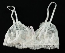 Victoria's Secret Women's Boho Floral Embroidery Bralette AW5 White Size XS