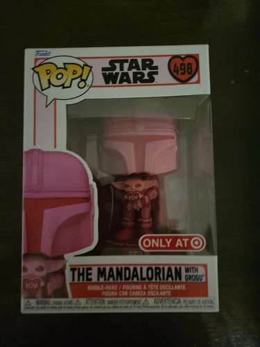 Funko Pop! Star Wars The Mandalorian Grogu #498 Target Exclusive Valentines day