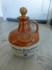 ancienne bouteille ceramique scotch whisky Munro's king of kings vintage