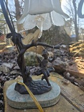 Beautiful Vintage Tinker Bell Lamp