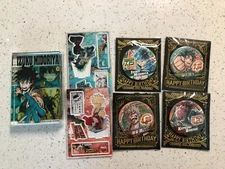 SALE [US Seller] My Hero Academia Jump Birthday Badge Acrylic Stand Deku Bakugo