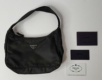 PRADA Tessuto Nylon Sport Mini Shoulder Bag Black MV515 w PRADA Tessuto Nylon Sport Mini Shoulder Bag Black MV515 w
