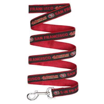 PETS FIRST NFL San Francisco 49ers Pet Collars and Leashes - Small Medium Large Sizes - NEW