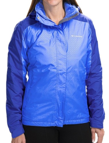 Womens S/M Light Blue Parka/Jacket/Coat 