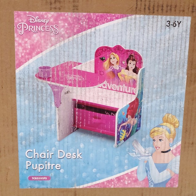 disney princess chair desk with storage bin by delta children