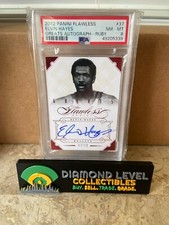 2012 PANINI FLAWLESS ELVIN HAYES RUBY GREATS AUTOGRAPH #D /15 PSA 8 NMMT BULLETS