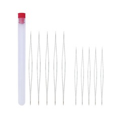 10pcs Big Eye Beading Needles Threading Tool Set for Bracelet Jewelry DIY 2 Size