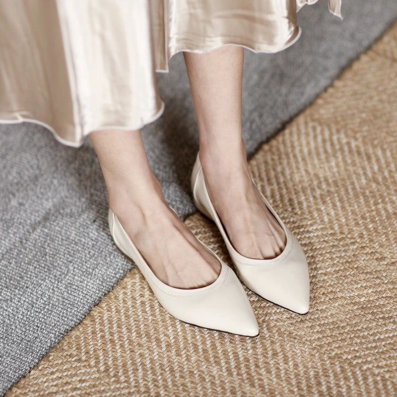 Pointed toe comfort best sale flats