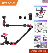 Sturdy Camera Clamp Mount with Adjustable Angles and Universal Compatibility