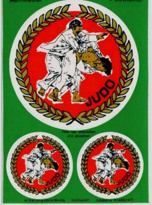 JUDO Aufkleber 3er Set  Sticker
