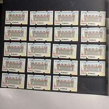 ATM Sammlung Rum&auml;nien seltene Wertstufen 1 bis 19&nbsp; postfrisch jeweils mit Nummer