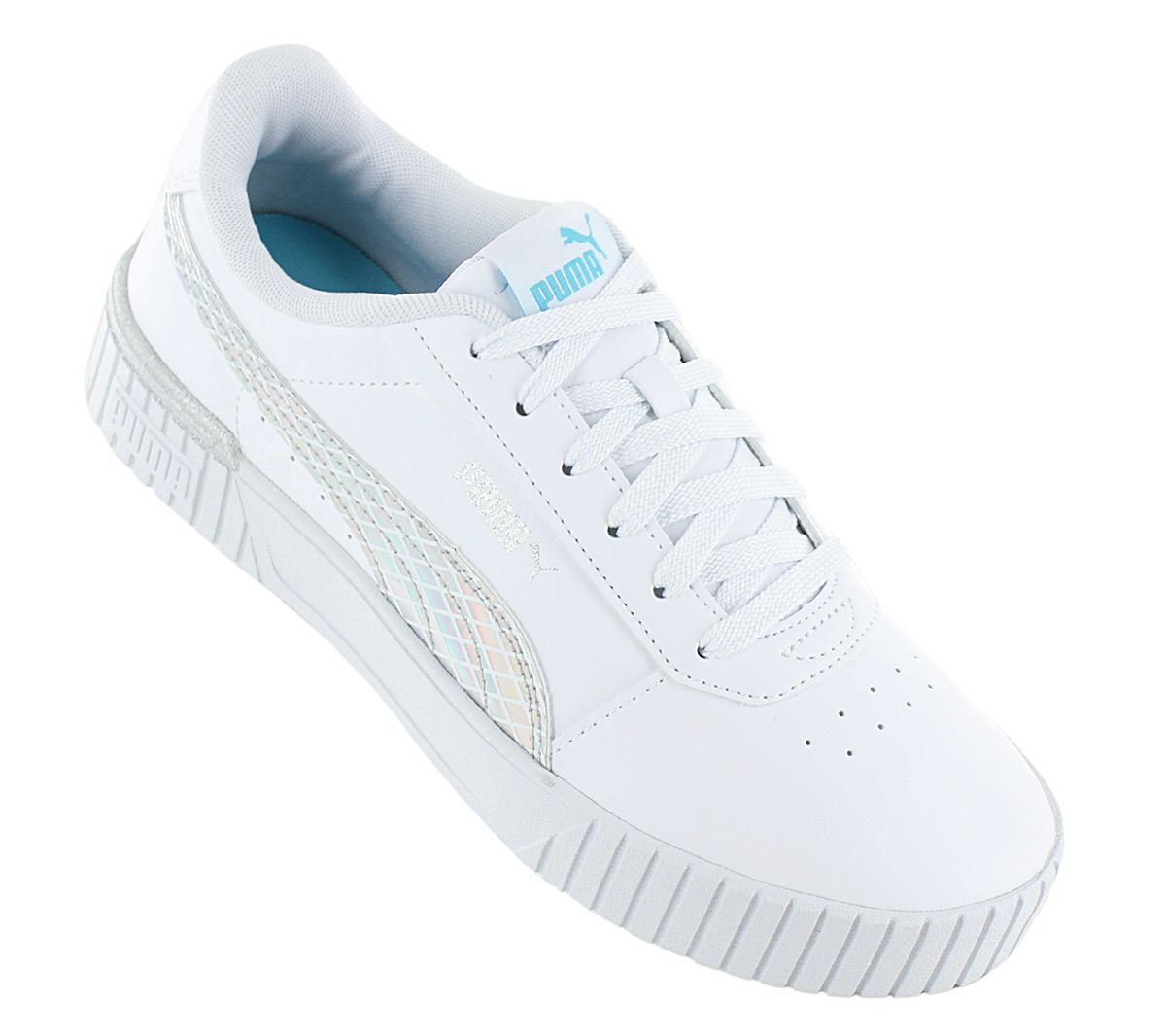 Puma Carina Mermaid Damen Sneaker Weiß 389742-01 Freizeit Schuhe  Turnschuhe